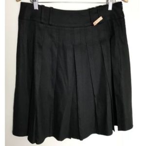 Cache Women Medium Black Pleated Skirt